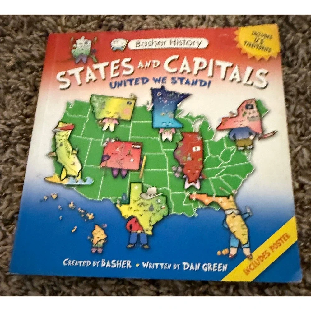 Basher-States and Capitals (Paperback)